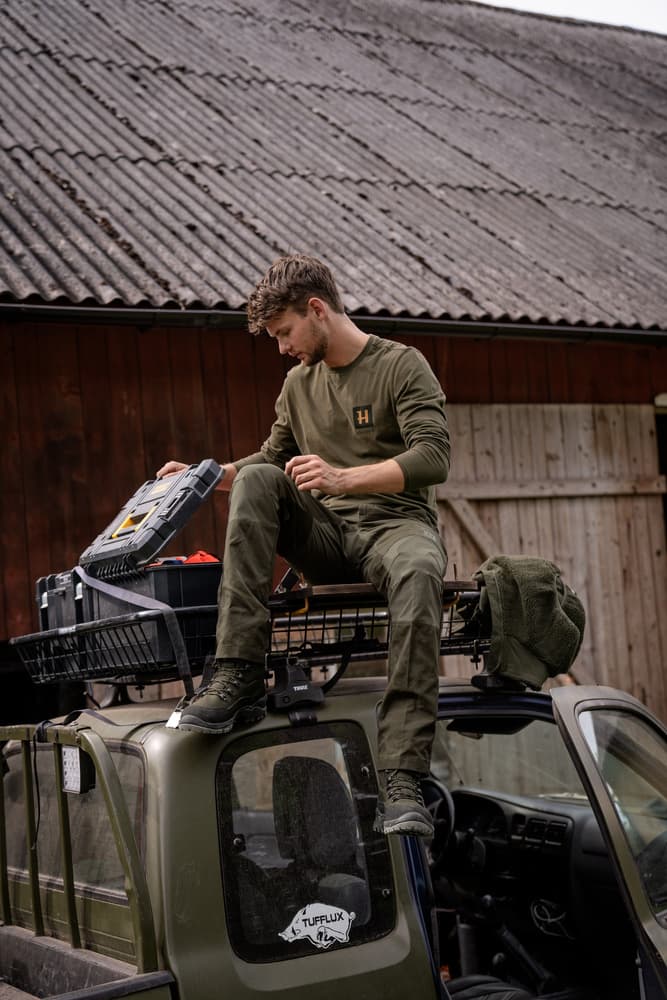 Fjell Trousers Forest Night/Rosin, view: 2