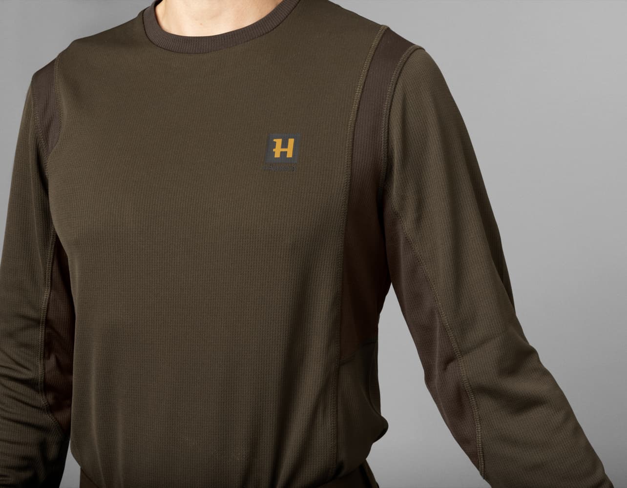 Forest Hunter L/S Hunting green/Shadow brown, view: 2