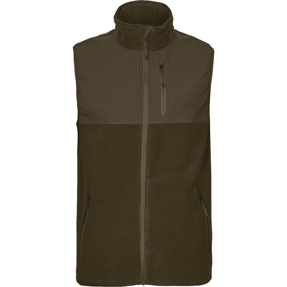 Härkila Fjell Fleece vest Hunting green/Willow green, view: 0