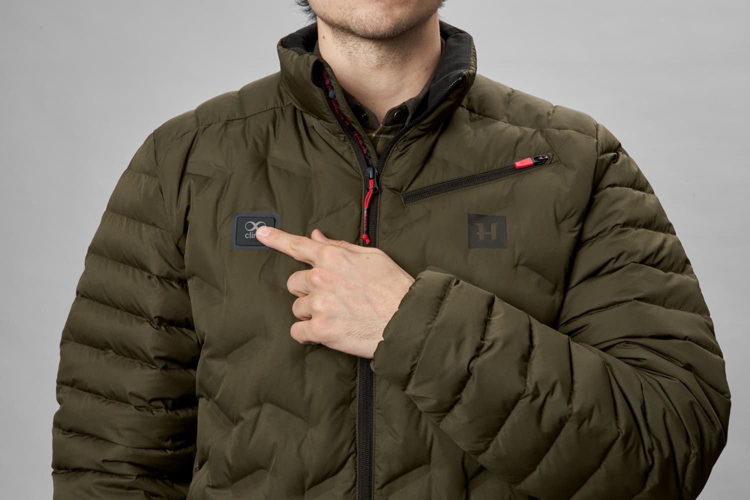 Härkila Clim8 Insulated Jacket Willow green, view: 2