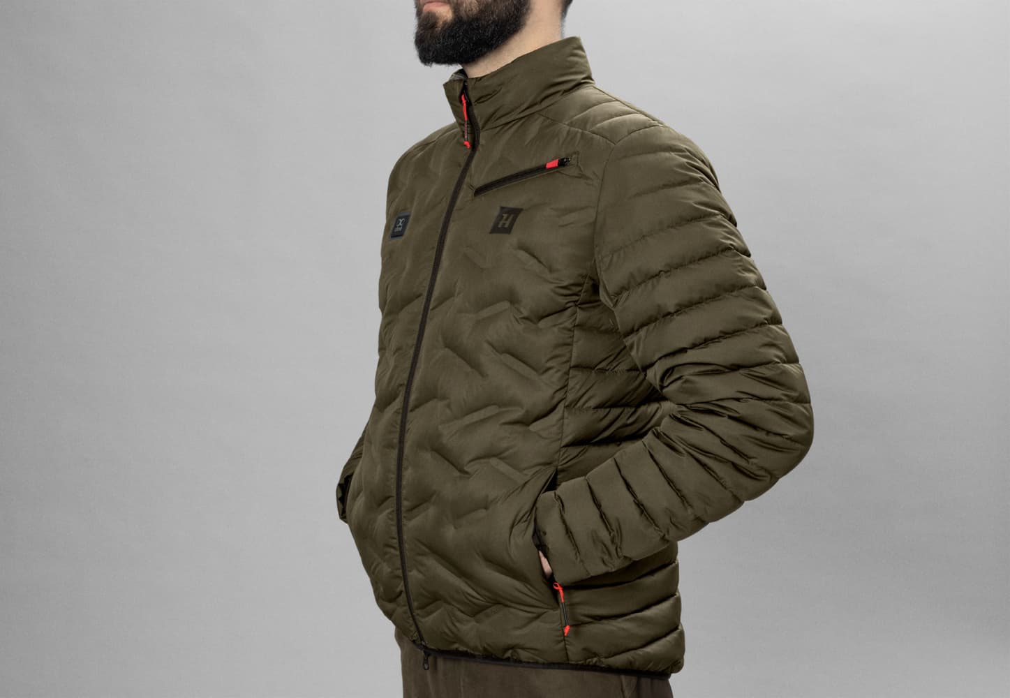 Härkila Clim8 Insulated Jacket Willow green, view: 4