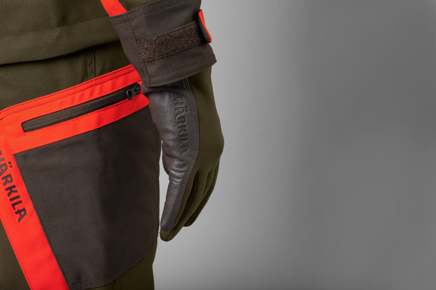 Driven Hunt Shooting Gloves Willow green/Shadow brown, view: 1