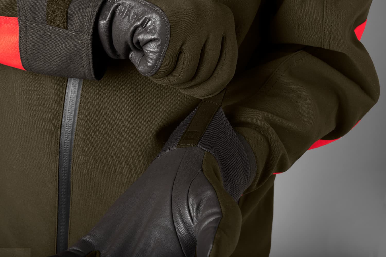 Driven Hunt Shooting Gloves Willow green/Shadow brown, view: 2