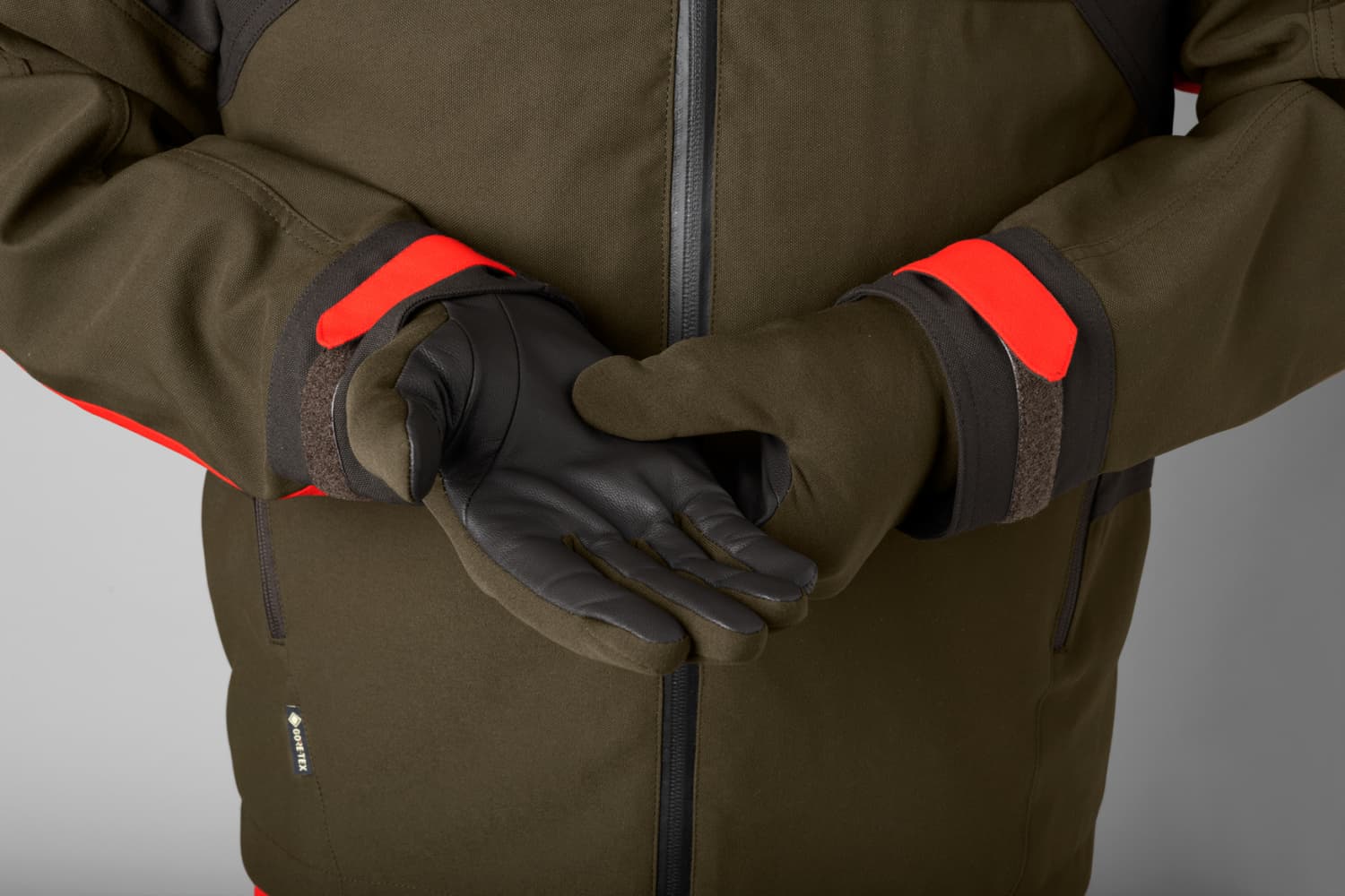 Driven Hunt Shooting Gloves Willow green/Shadow brown, view: 3