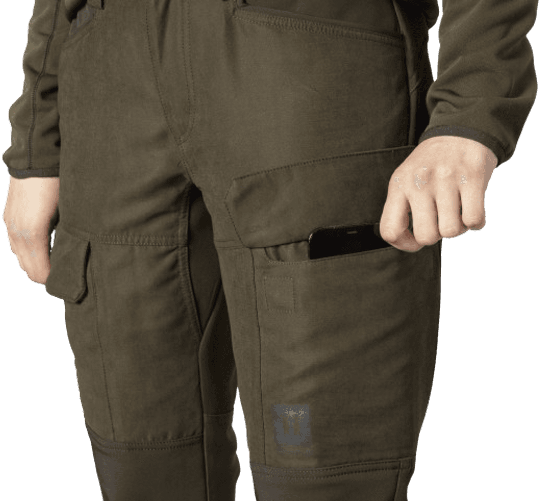 Scandinavian Trousers Women Green/Deep Brown, view: 4