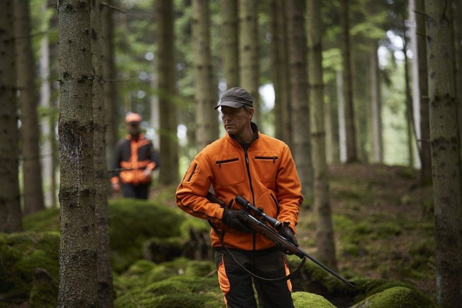 Kamko Windstopper Fleece Jacket Hunting Green/Orange Blaze, view: 4