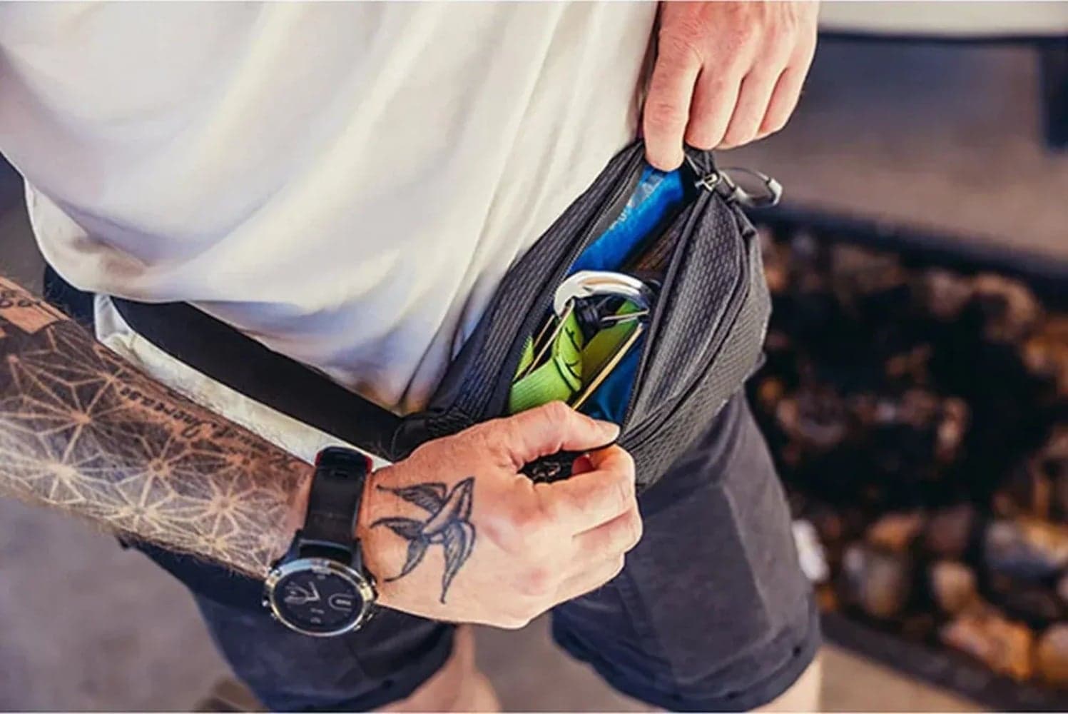 Nano Waistpack Mini 3L Chalk White, view: 5