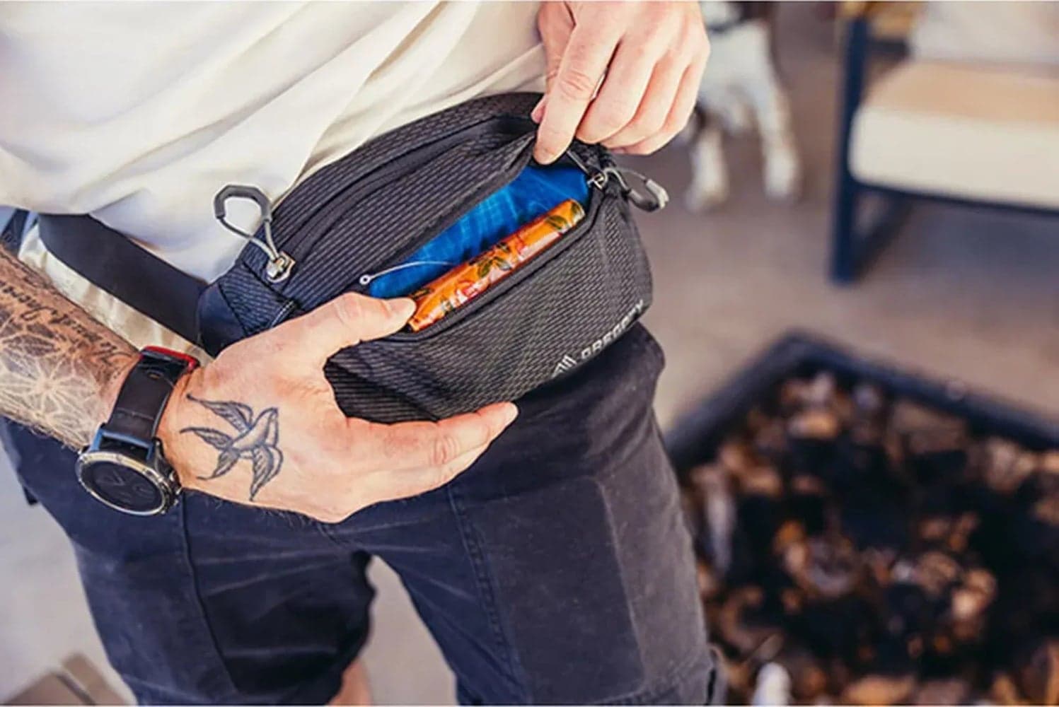 Nano Waistpack Mini 3L Chalk White, view: 4