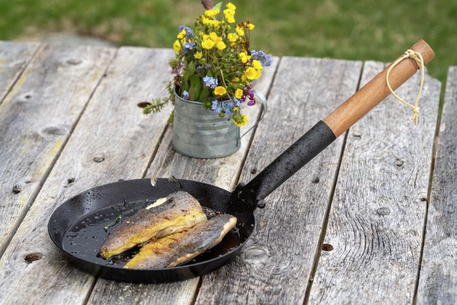 Stekepanne 21cm Black/Wood, view: 4