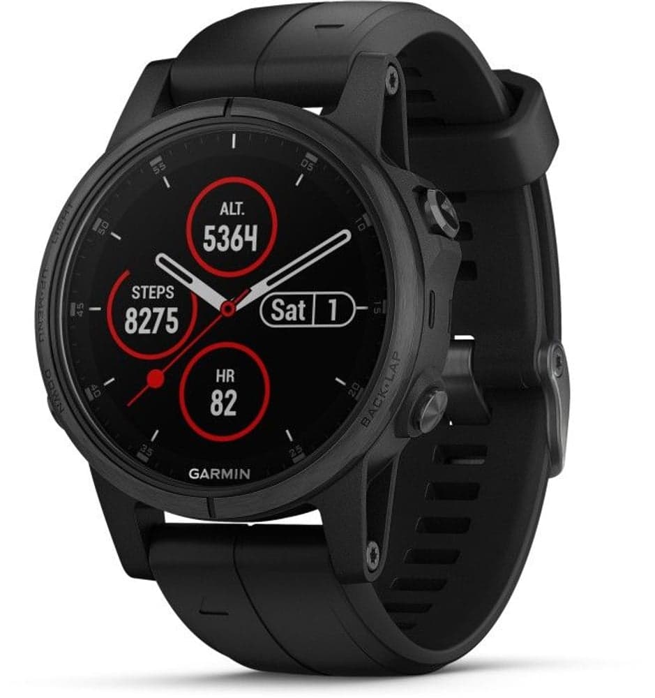 Fenix 5S Plus Sapphire Svart, view: 0