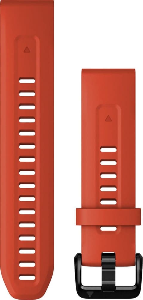 QuickFit 20 mm Flame Red Silicone Band, view: 1