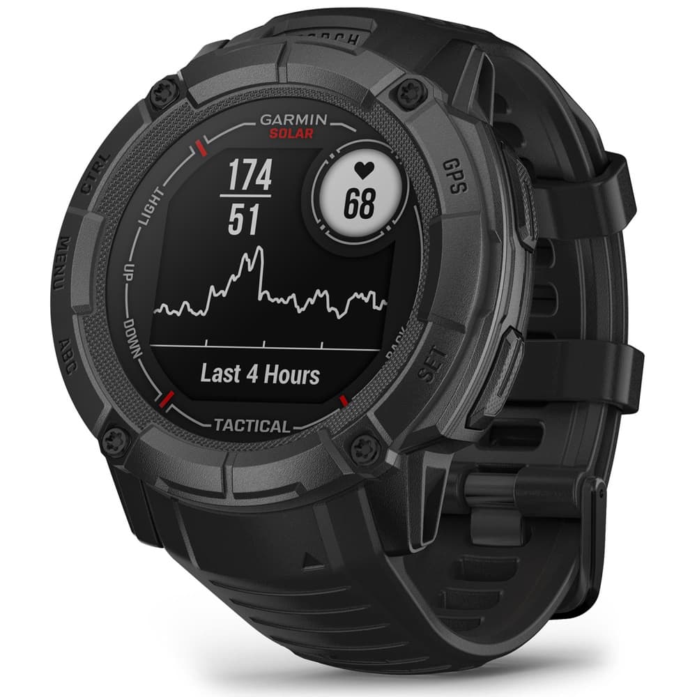 Instinct 2X Solar Tactical Edition Black, view: 1