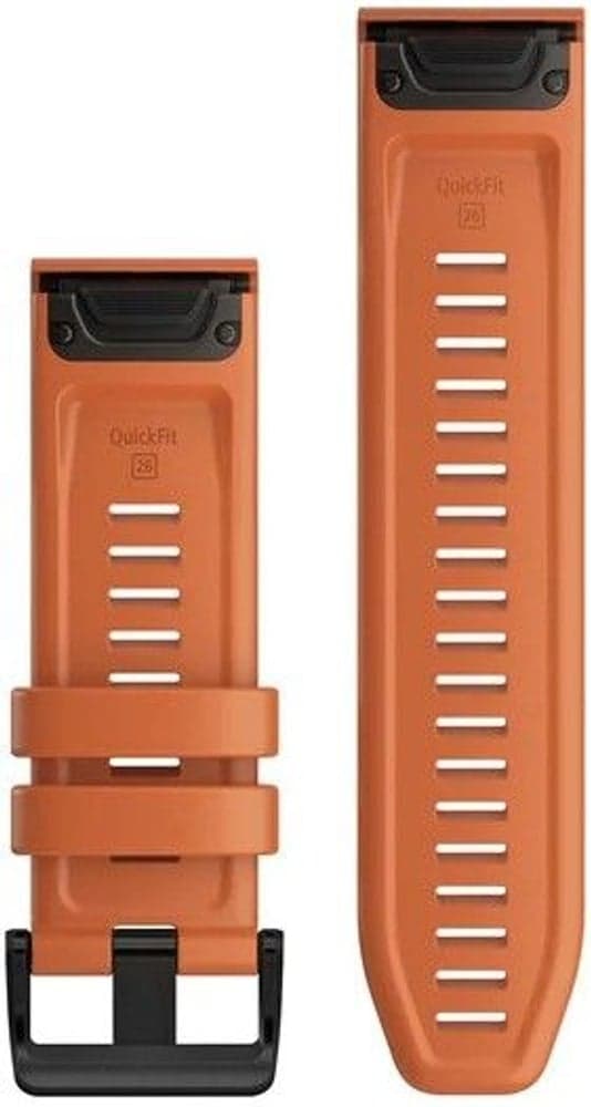 QuickFit 26 mm Armband Ember Orange Silikon, view: 0