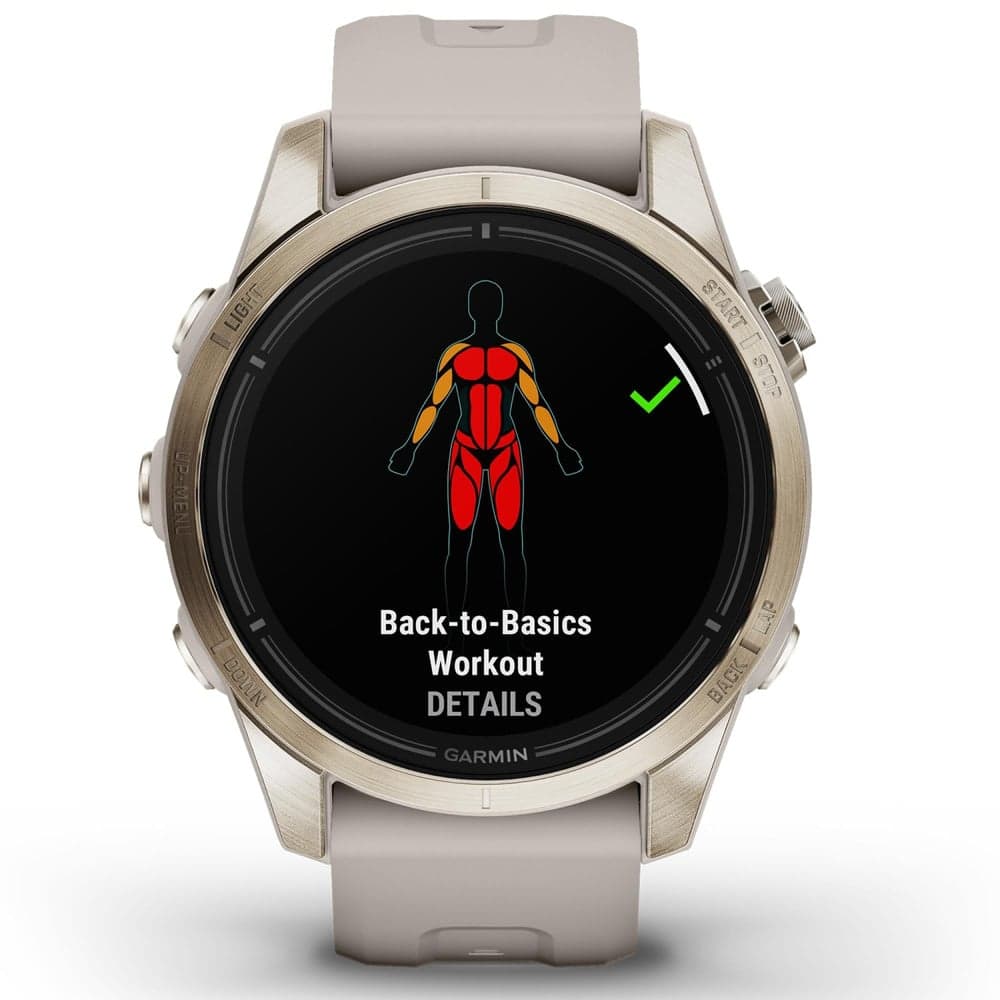 epix Pro (Gen 2) Sapphire - 42mm Soft Gold, view: 2