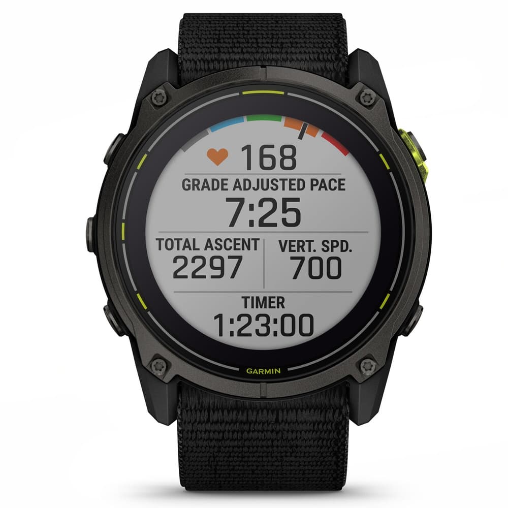 Enduro 3 DLC Carbon Gray DLC Titanium w/Black Sport Loop, view: 5