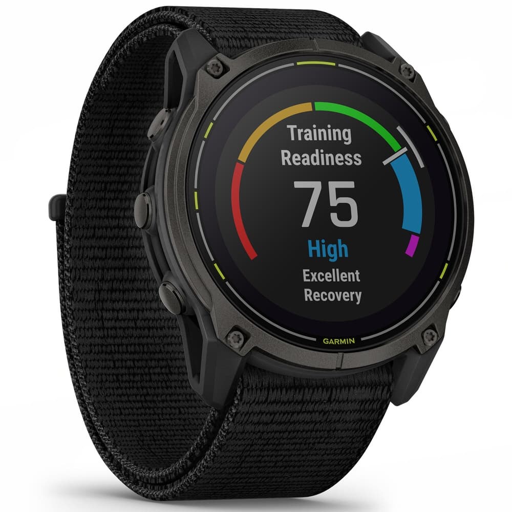 Enduro 3 DLC Carbon Gray DLC Titanium w/Black Sport Loop, view: 3