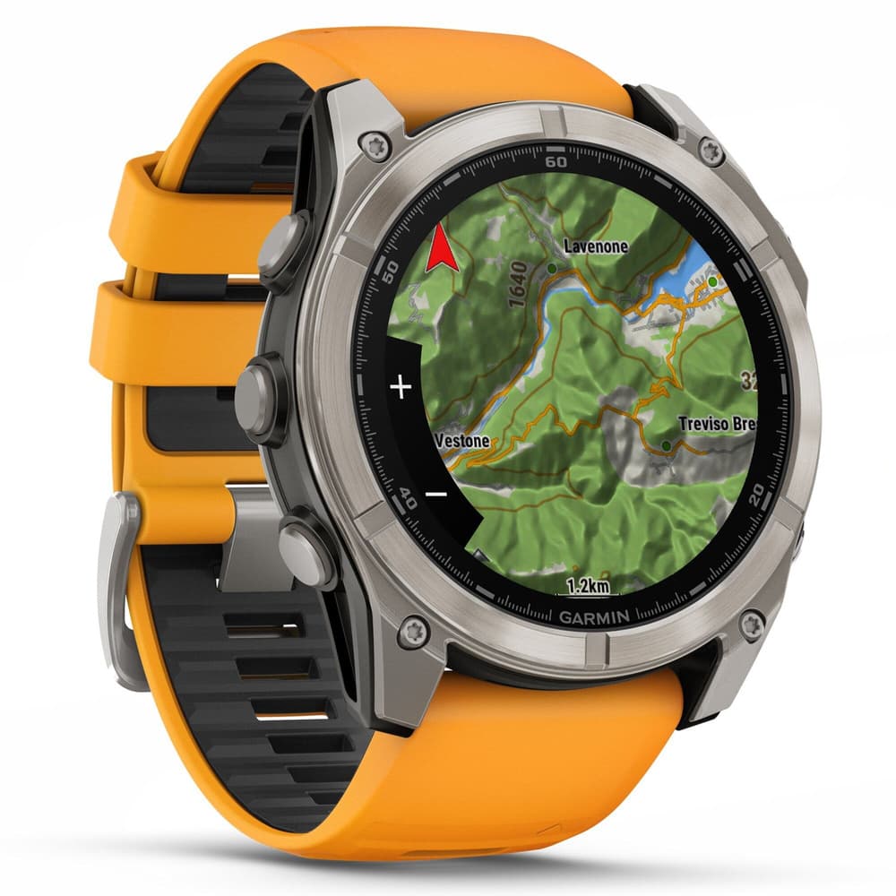 fenix 8 AMOLED 51mm Sapphire Titanium Graphite / Spark Orange, view: 4