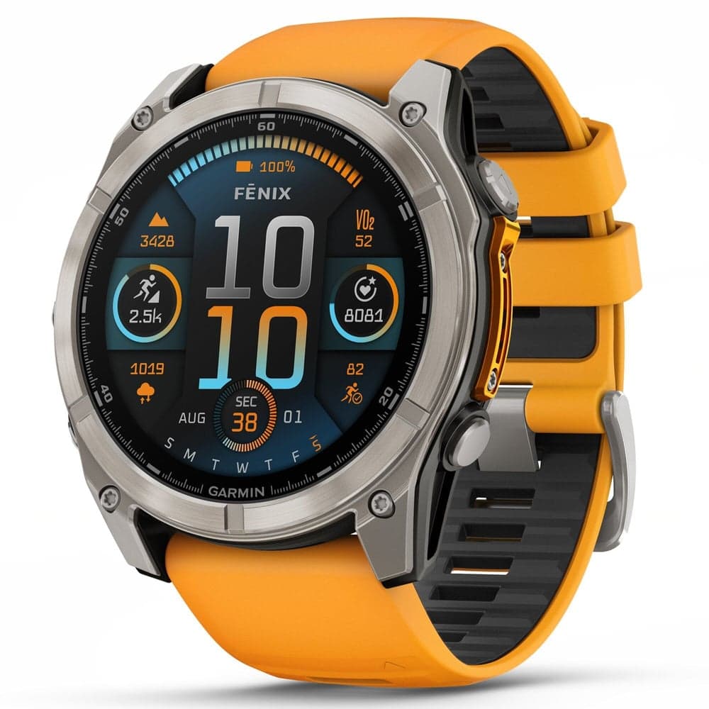 fenix 8 AMOLED 51mm Sapphire Titanium Graphite / Spark Orange, view: 0