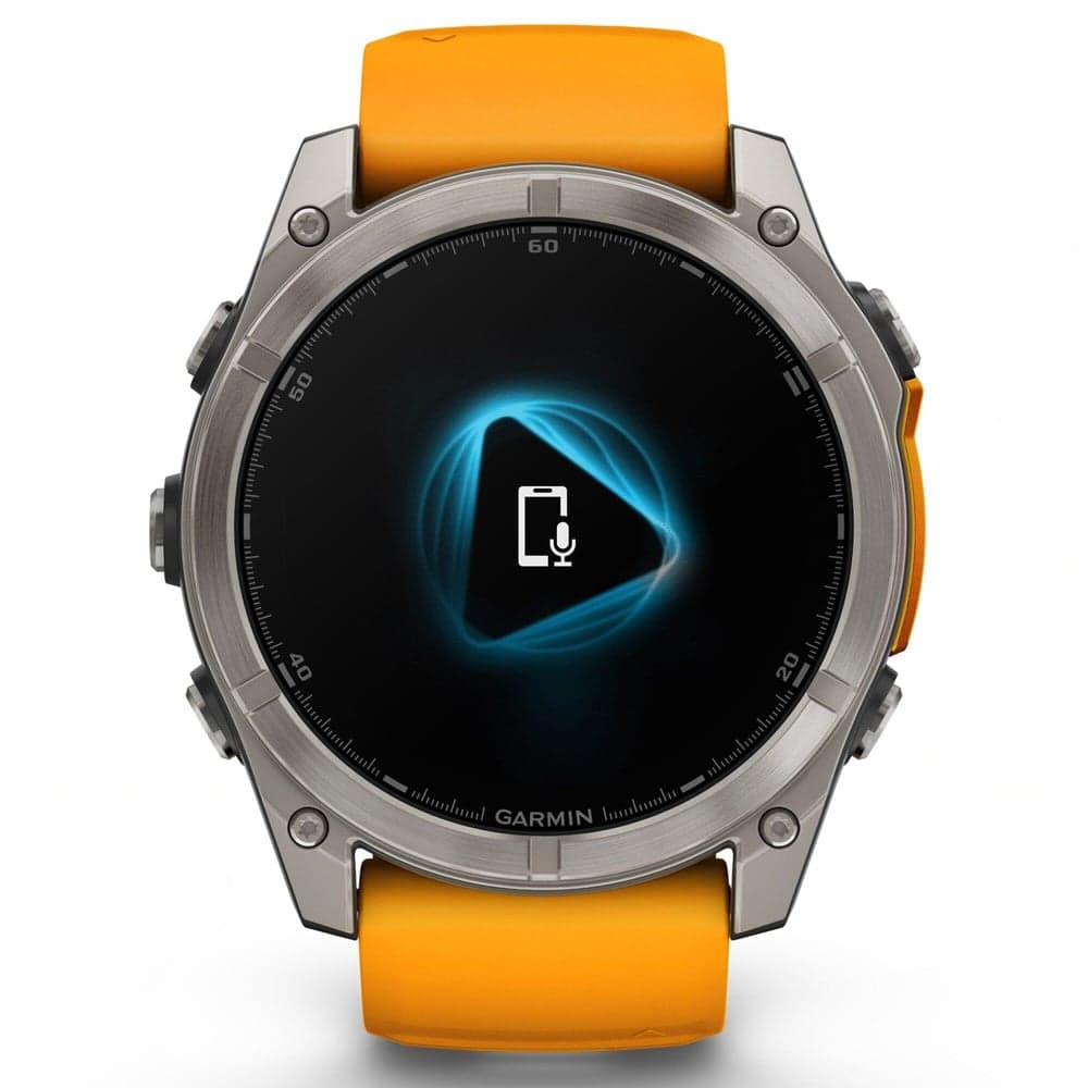 fenix 8 AMOLED 51mm Sapphire Titanium Graphite / Spark Orange, view: 2
