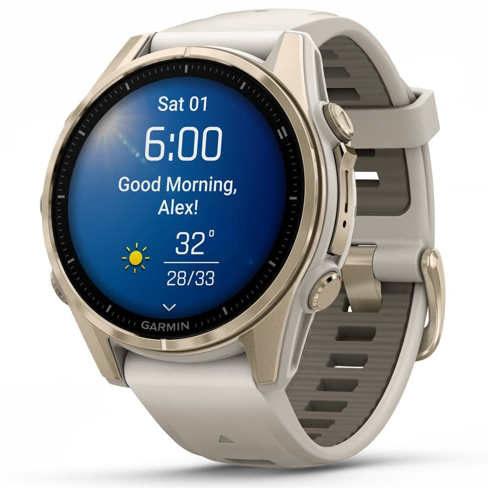 fenix 8 AMOLED 43mm Sapphire Soft Gold SS / Fog Gray, view: 1