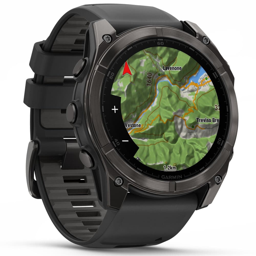 fenix 8 AMOLED 51mm Sapphire Carbon Gray DLC Titanium / Black, view: 4
