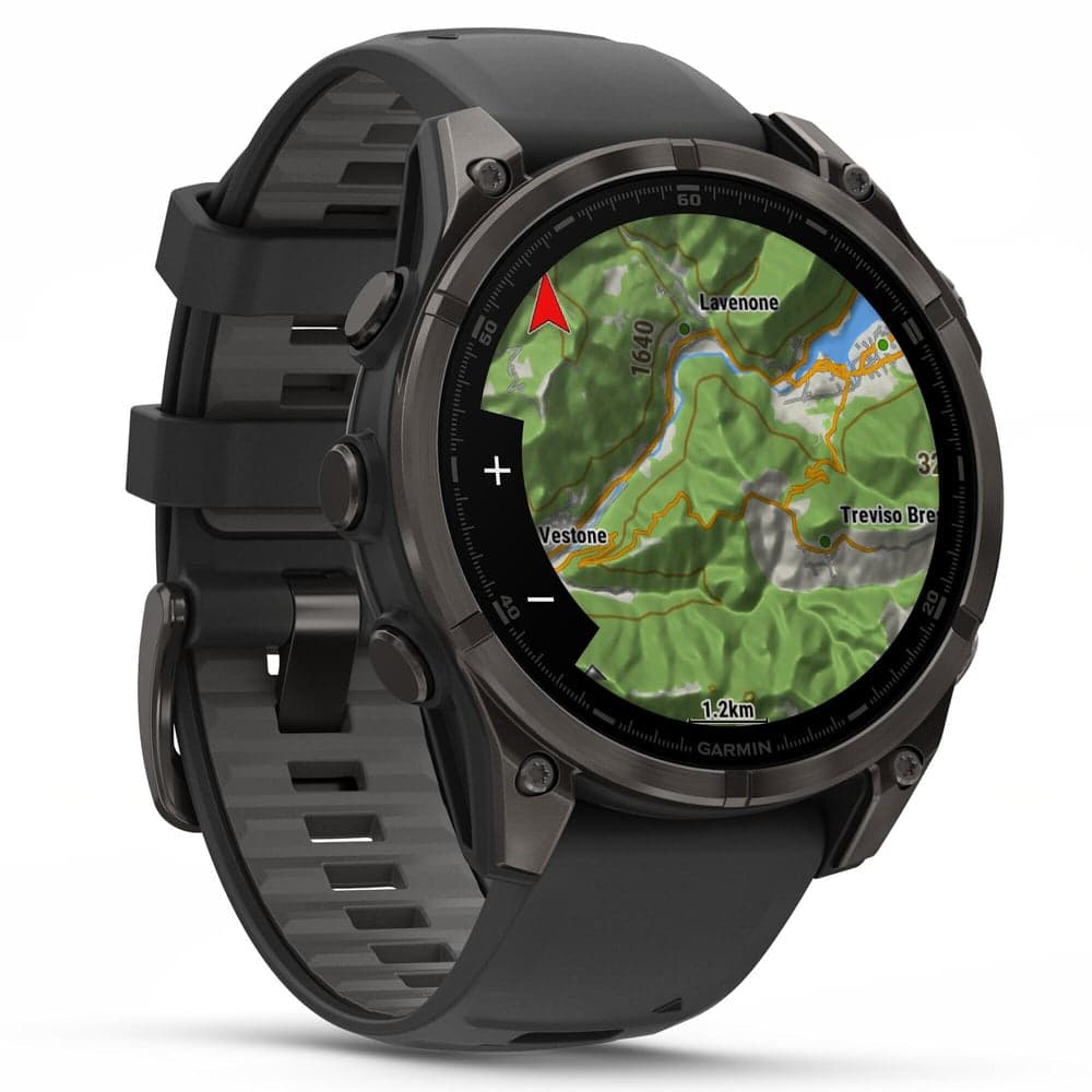 fenix 8 AMOLED 47mm Sapphire Carbon Gray DLC Titanium / Black, view: 1