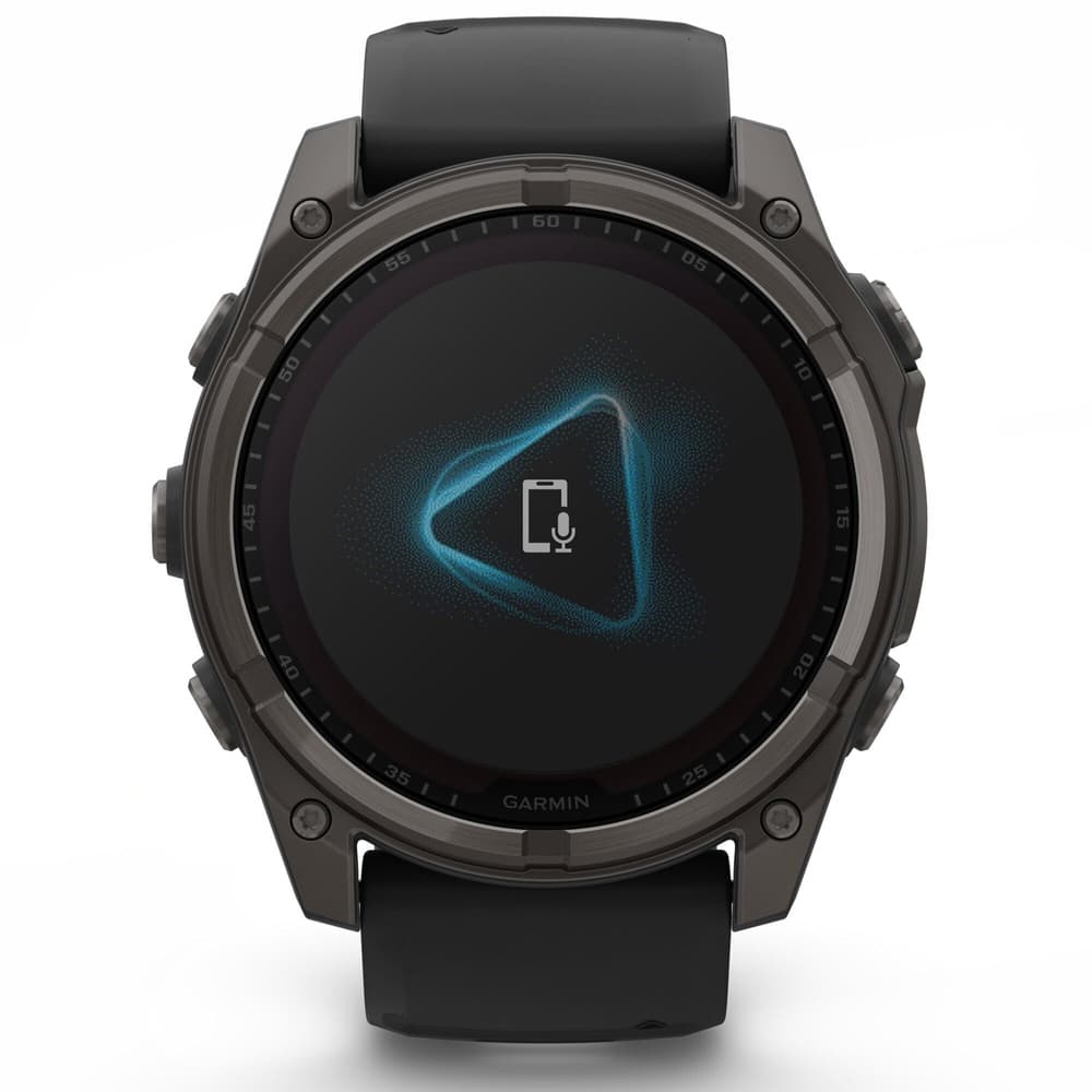 Fenix 8 SOLAR 51mm Sapphire Solar Carbon Gray DLC Titanium / Black, view: 2