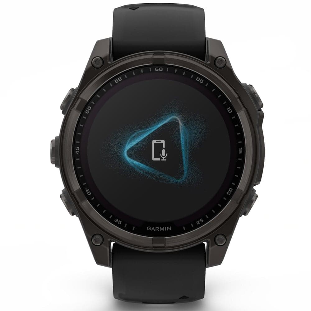 Fenix 8 SOLAR 47mm Sapphire Solar Carbon Gray DLC Titanium / Black, view: 2