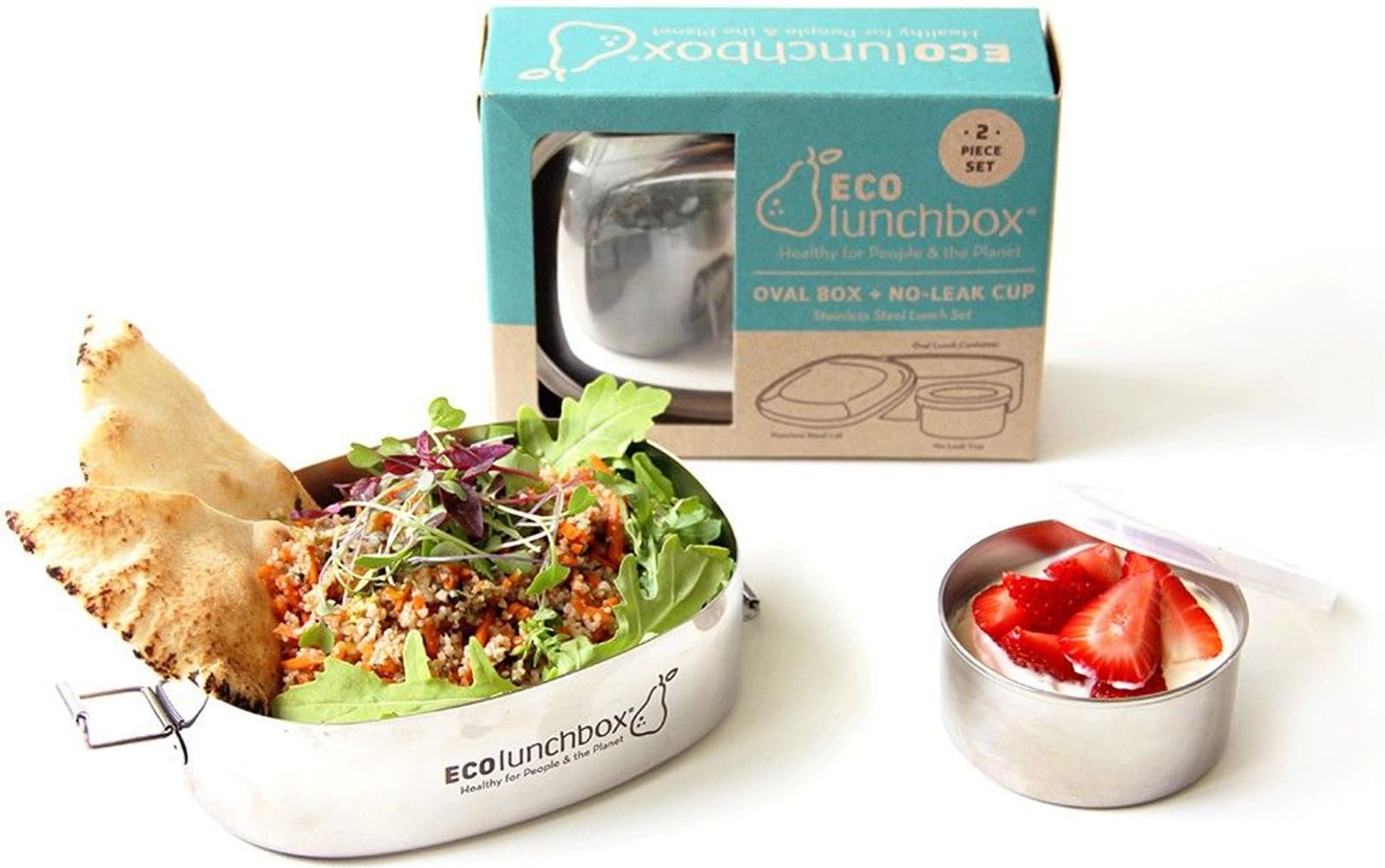 ECOlunchbox Matlåda Oval, view: 1