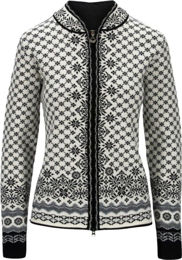 W's Solfrid Jacket Off White/Black/Schiefer Grau, view: 0