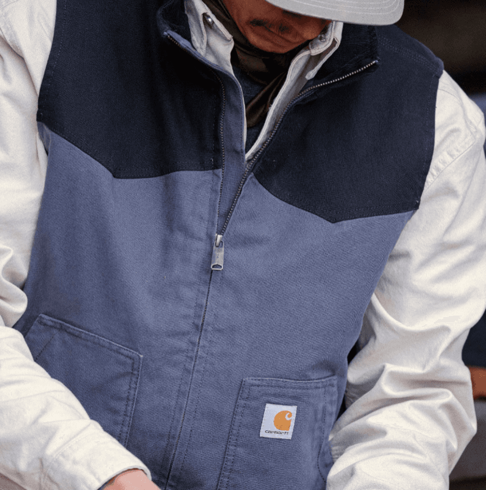 Montana Duck Vest CARHARTT BROWN/COFFEE, view: 4