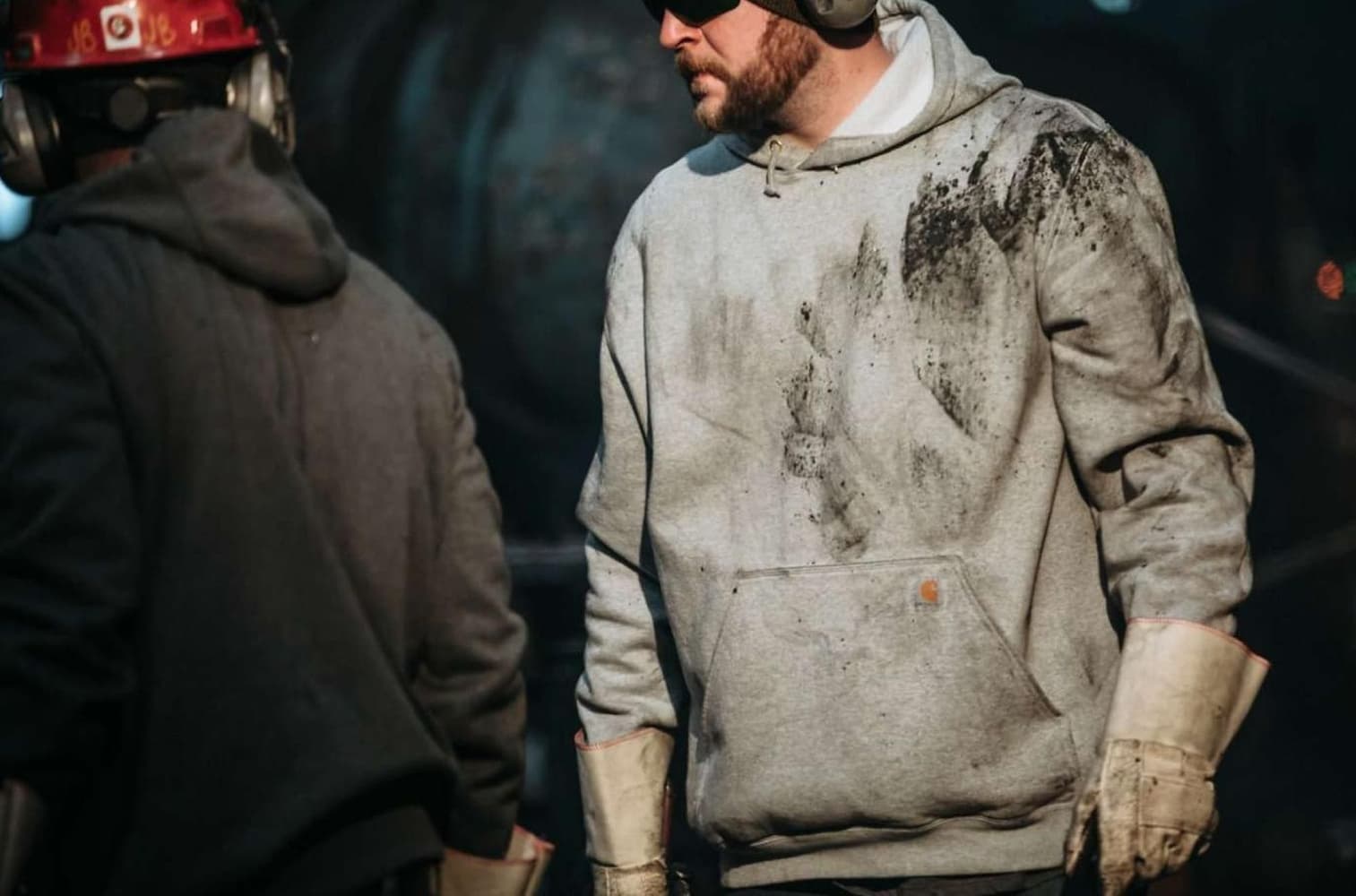Carhartt M's Hooded Sweatshirt Heather Grey, view: 1