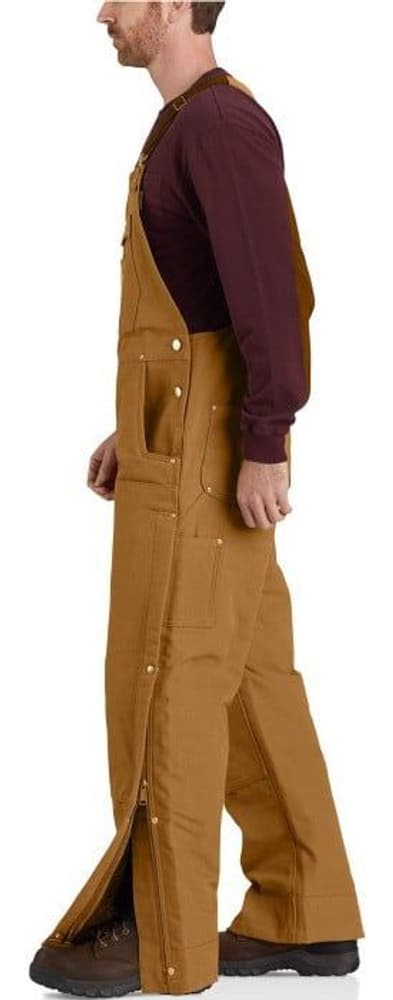 Carhartt M's Firm Duck Insulated Bib Overall Carhartt Brown, view: 2