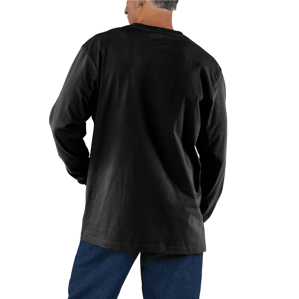 Carhartt M's Workwear Pocket L/S T-Shirt Black, view: 1