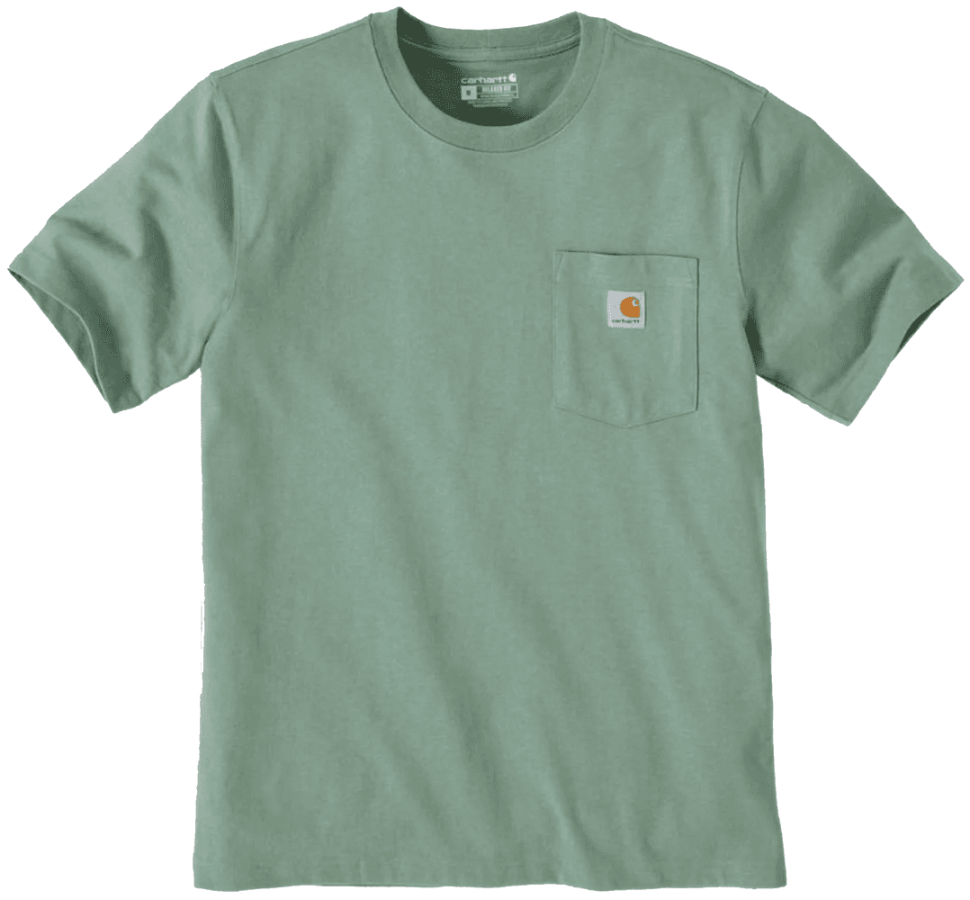 Carhartt M's Workwear Pocket S/S T-Shirt Jade Heather, view: 0