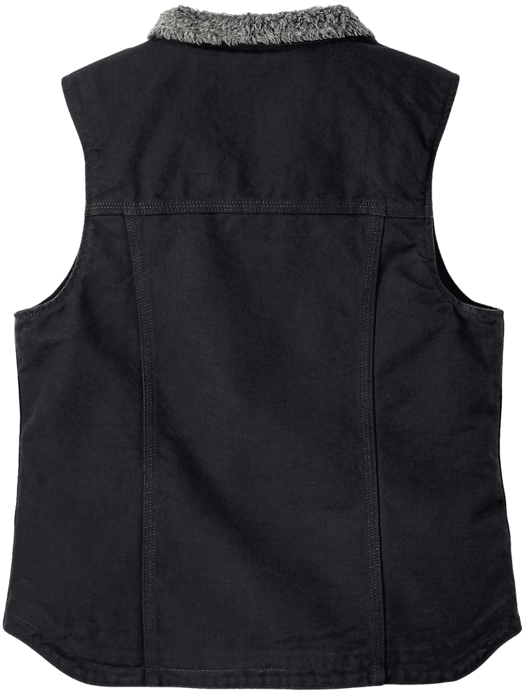 Carhartt W's Sherpa Lined Mock Neck Vest Black, view: 3
