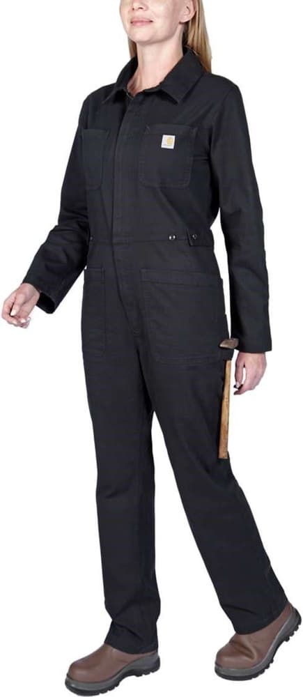 Carhartt W's Relaxed Fit Canvas Coverall Black, view: 0