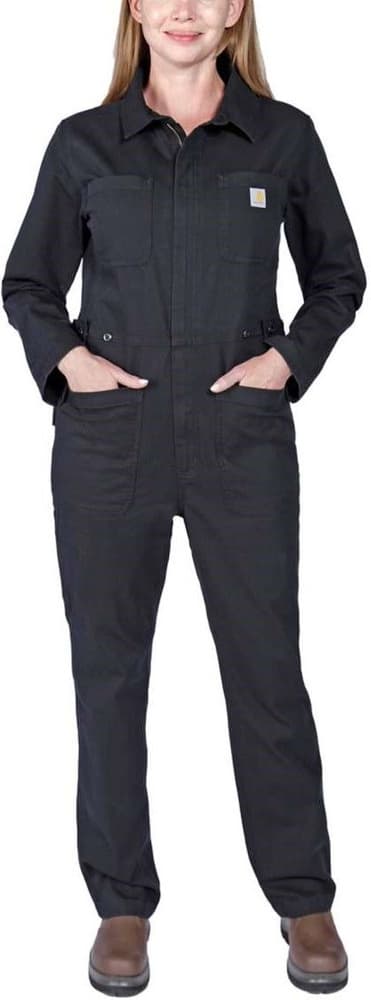 Carhartt W's Relaxed Fit Canvas Coverall Black, view: 3