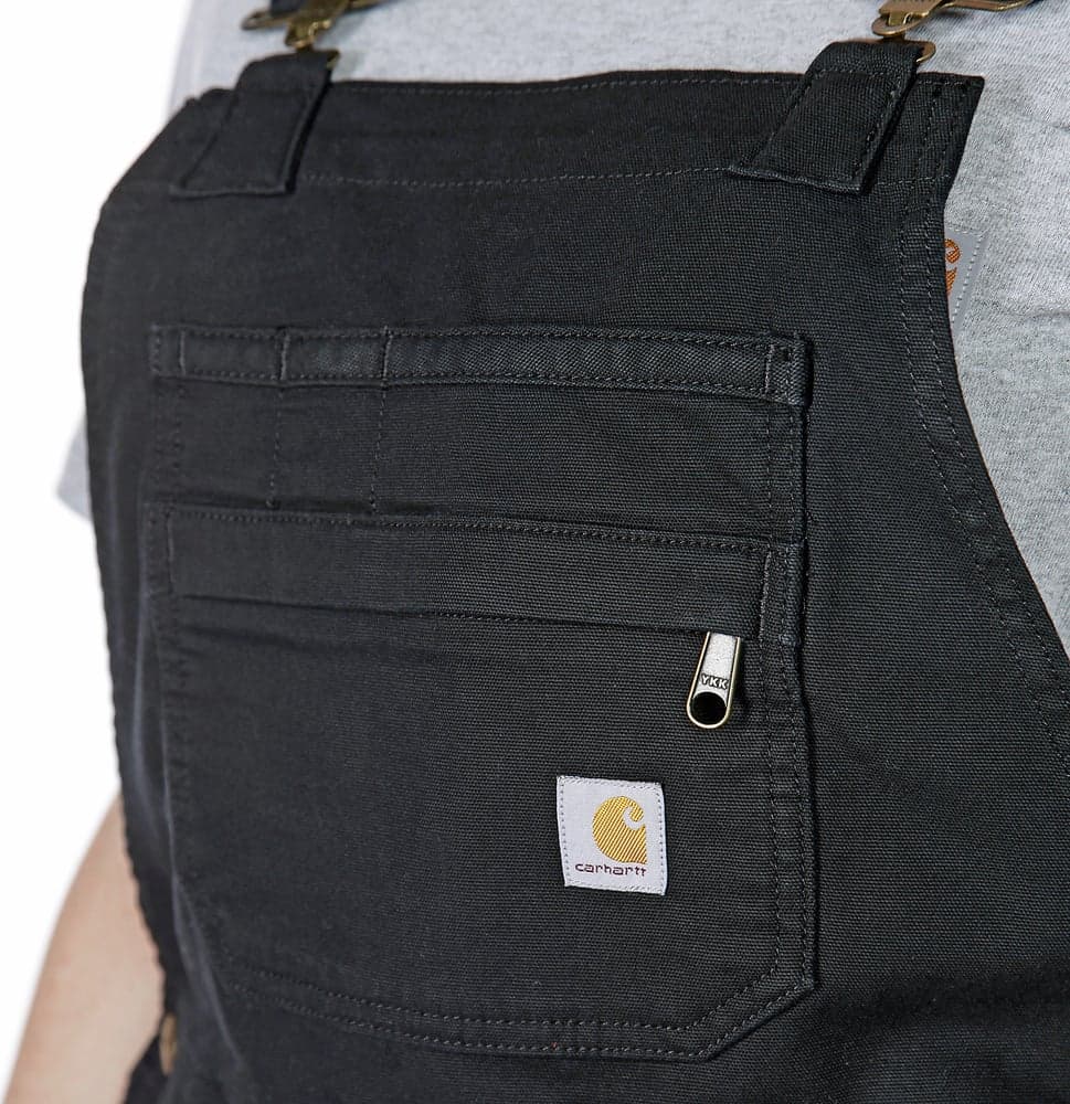 Carhartt W's Relaxed Fit Canvas Shortall Black, view: 1