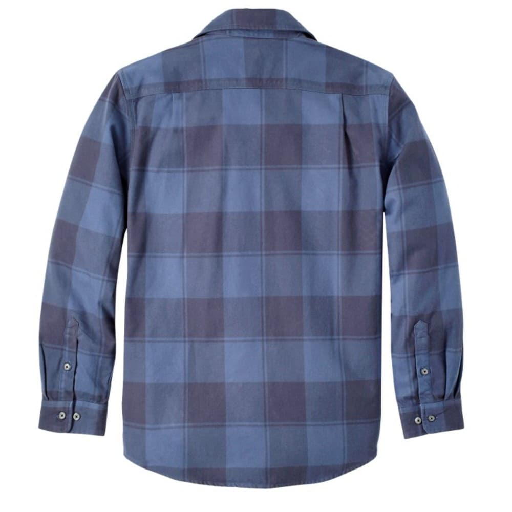 Flannel L/S Plaid Shirt Navy, view: 1