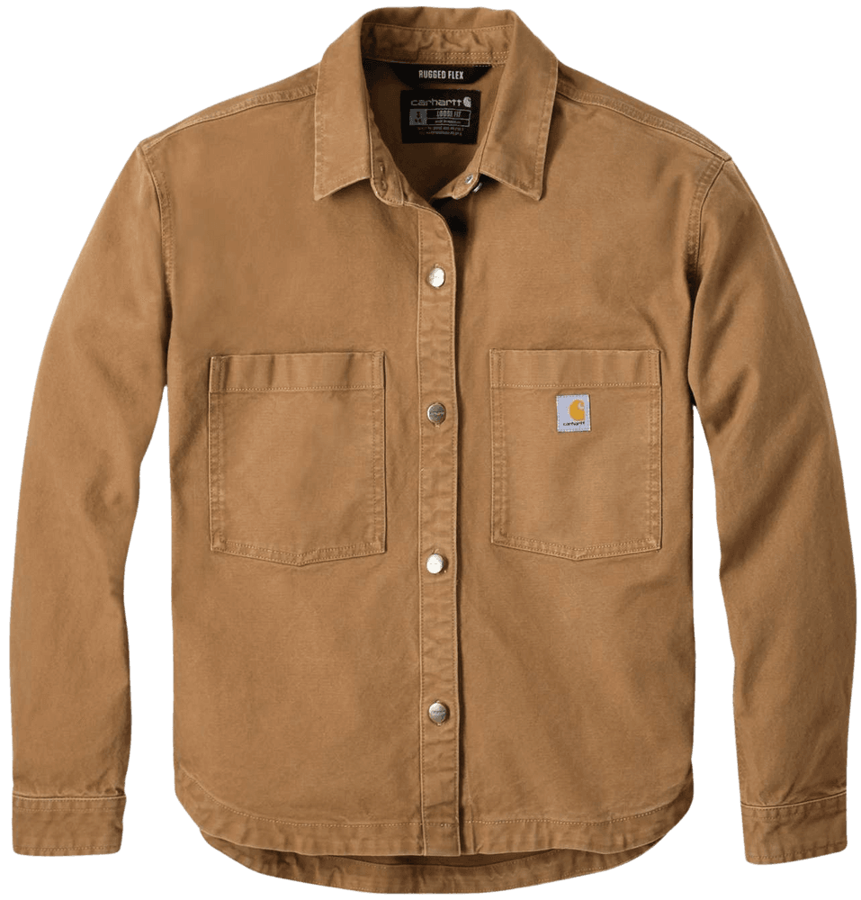 Carhartt W's Heavyweight Duck Overshirt Carhartt® Brown, view: 3