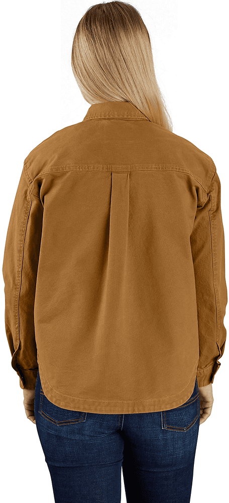 Carhartt W's Heavyweight Duck Overshirt Carhartt® Brown, view: 0