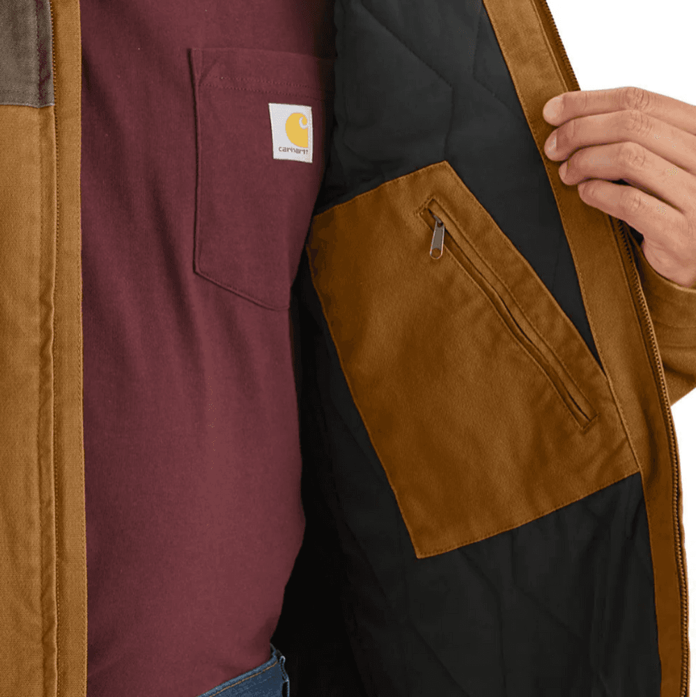 Montana Duck Insulated Jacket CARHARTT BROWN/COFFEE, view: 5