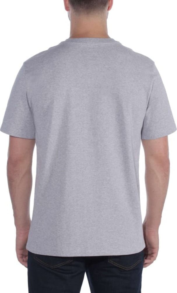 Non-pocket Short Sleeve T-shirt Heather Grey, view: 2