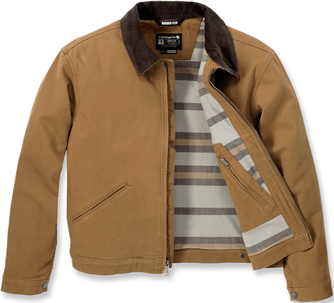 Carhartt W's Relaxed Fit Canvas Detroit Jacket Carhartt® Brown, view: 2