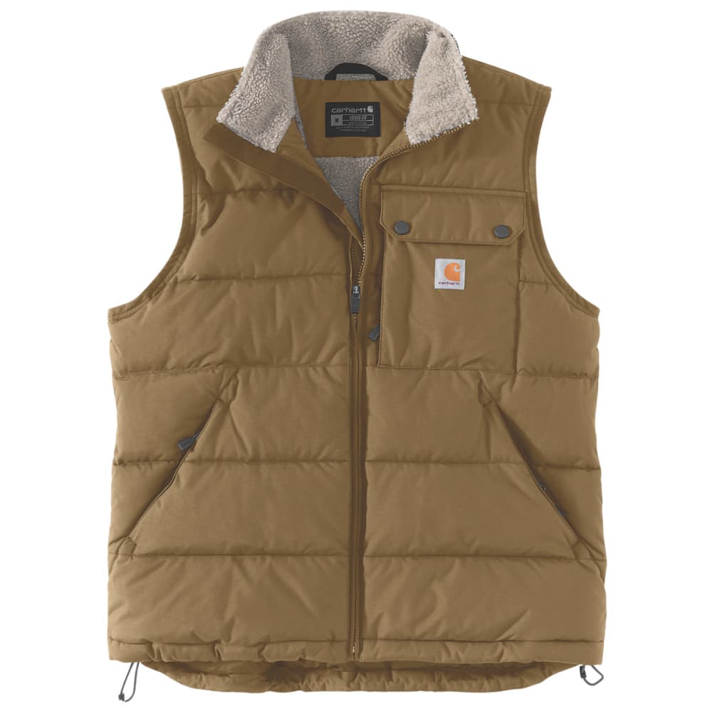 M's Loose Fit Midweight Insulated Vest Oak Brown, view: 0
