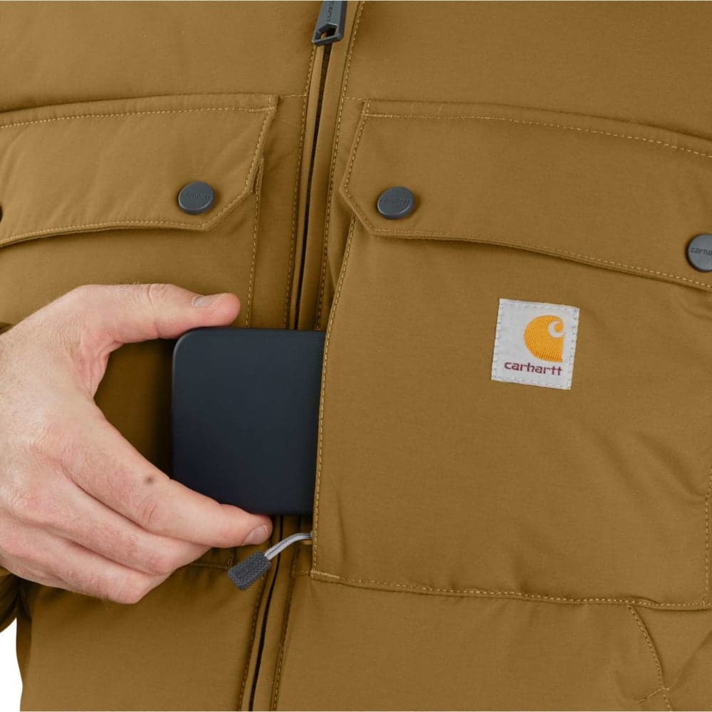 M's Loose Fit Midweight Insulated Jacket Oak Brown, view: 5