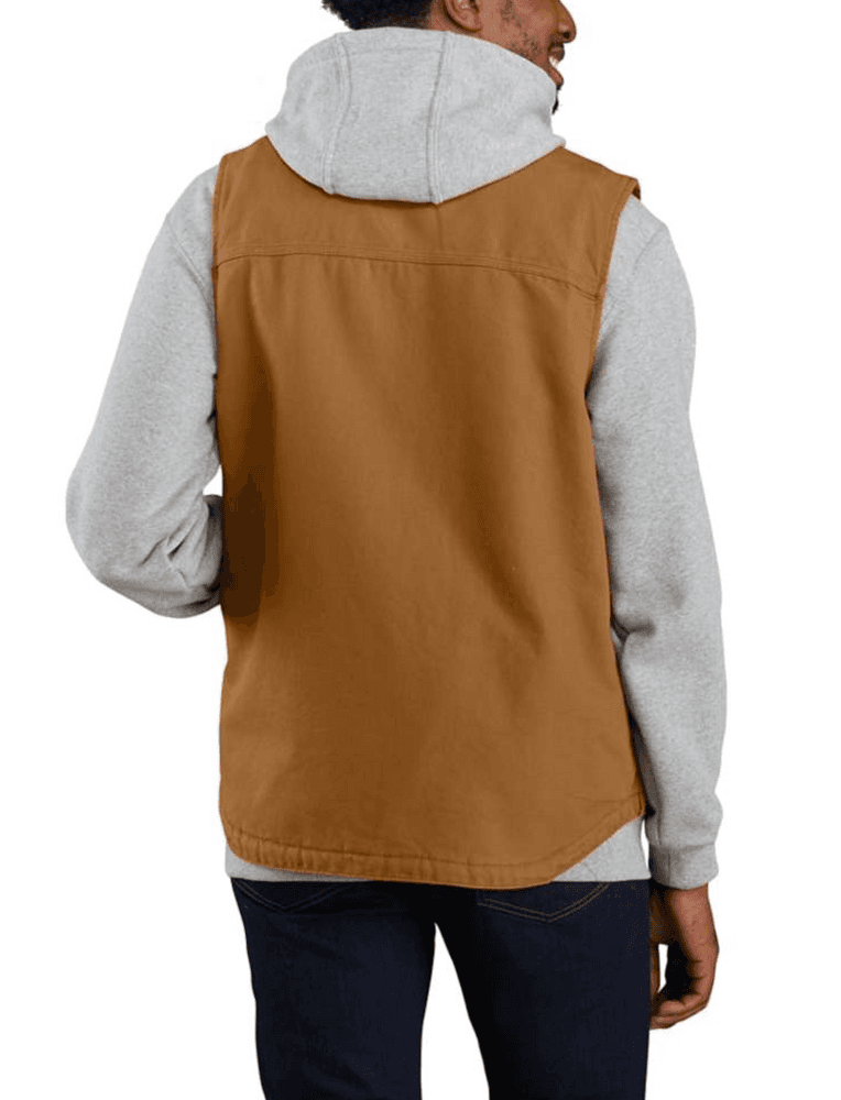 Washed Duck Lined Mock Neck Carhartt Brown, view: 1