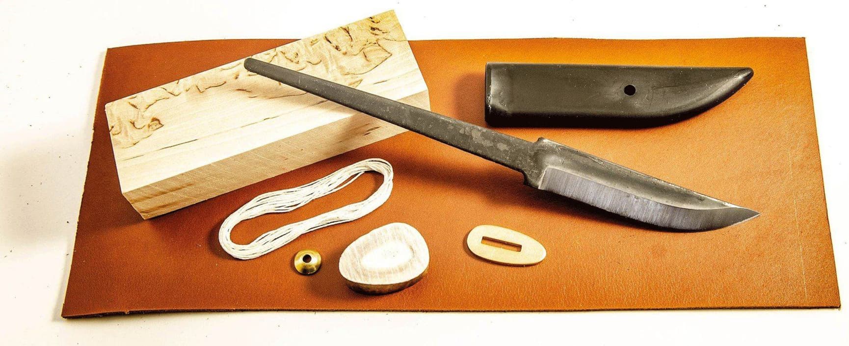 Scandinavian Knife Making Kit - 95 mm Carbon, view: 1