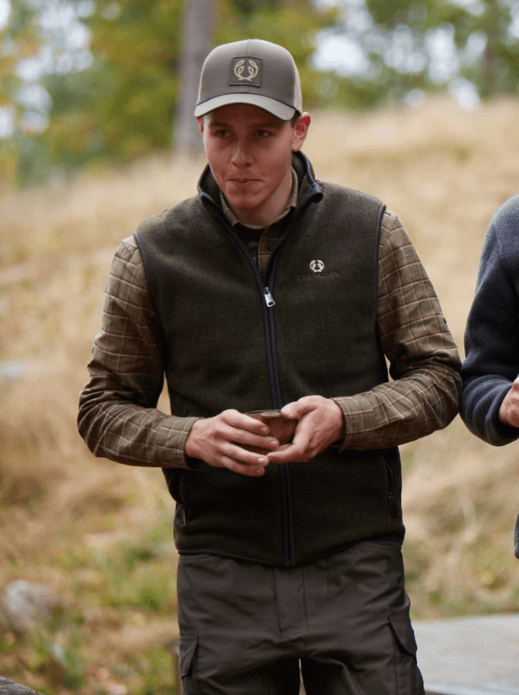Mainstone Fleece Vest Men Autumn Green, view: 2